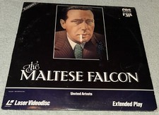 The Maltese Falcon, Humphrey Bogart, Black  White Extended Play Laser Disc
