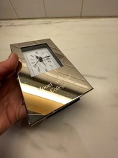 Desk Table Clock Watch Stainless Sheridan non tarnish Mount Aloysius College eng