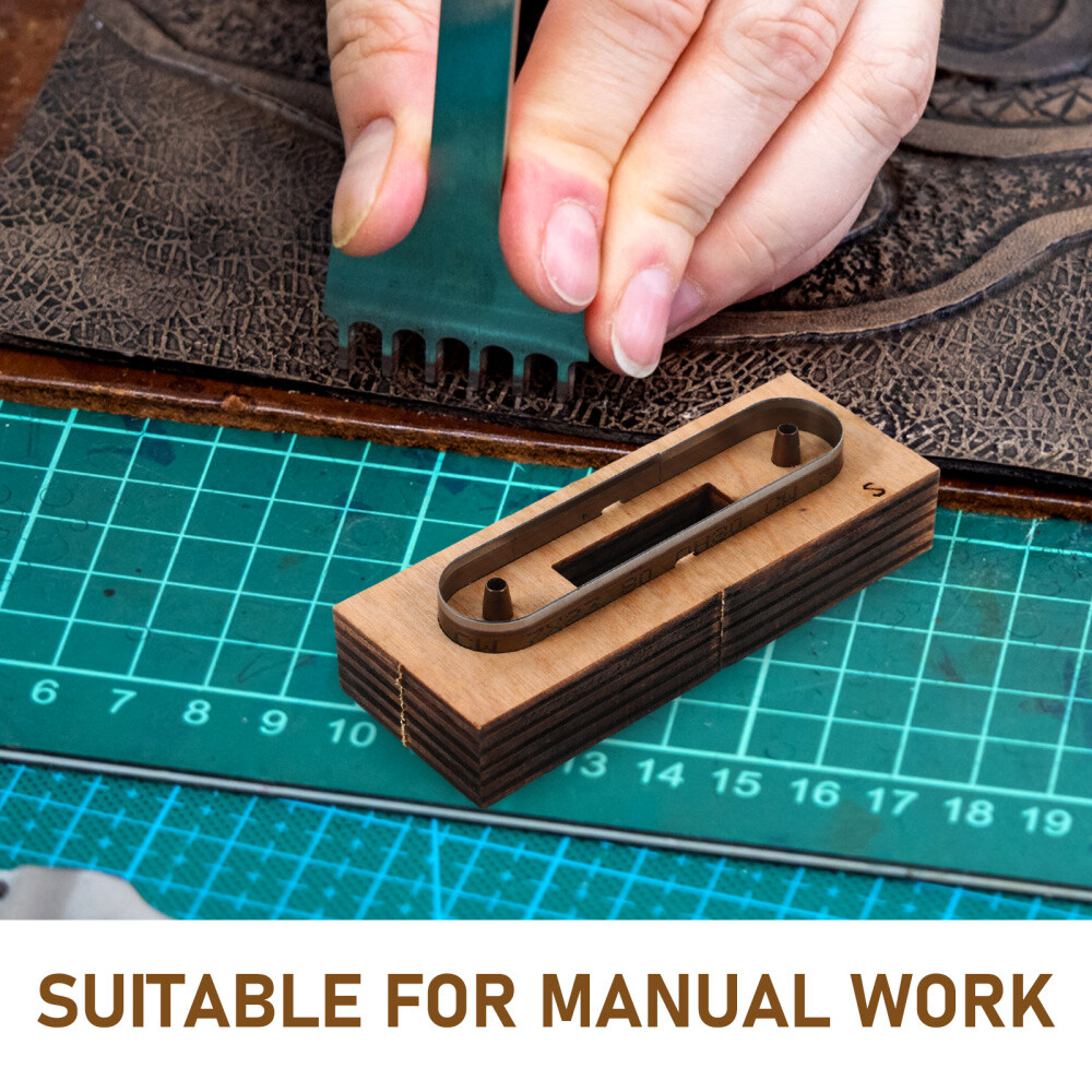 Fustelle In Metallo Per Pelle Fai Da Te - Per Taglio Cuoio, Cartone E Artigianato - Ideale Per Creare Gioielli E Accessori - Foto 8