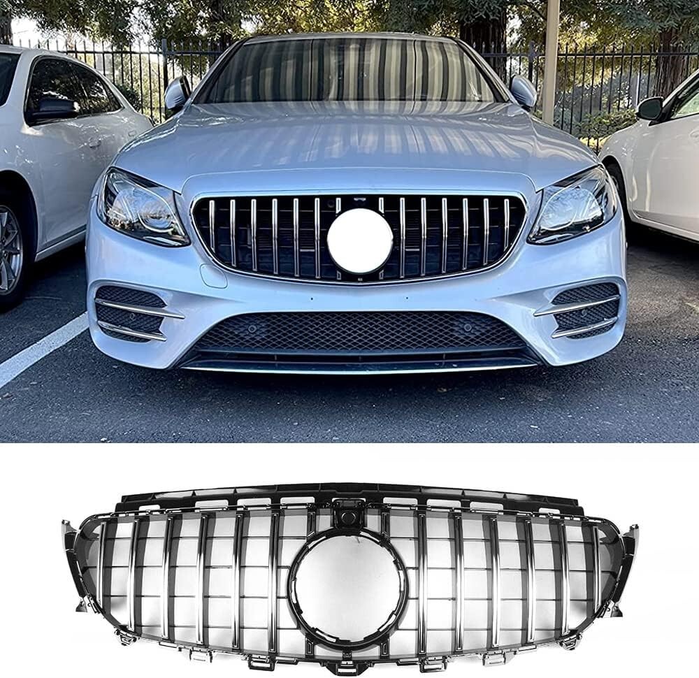Calandre GT noire et chrome pour Mercedes Classe E W213 berline 2017-2020