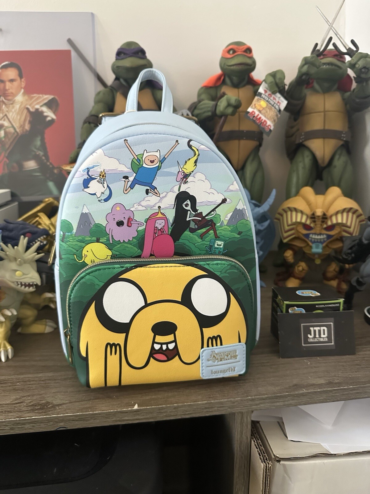 Loungefly Cartoon Network Adventure Time Characters Mini Backpack