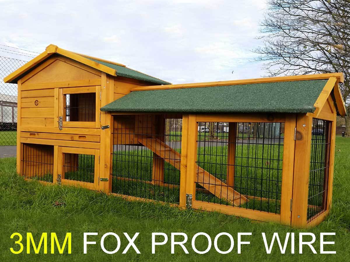 RABBIT ESMO HUTCH GUINEA PIG HUTCHES RUN RUNS LARGE 2 TIER DOUBLE DECKER CAGE 5060168790811 eBay