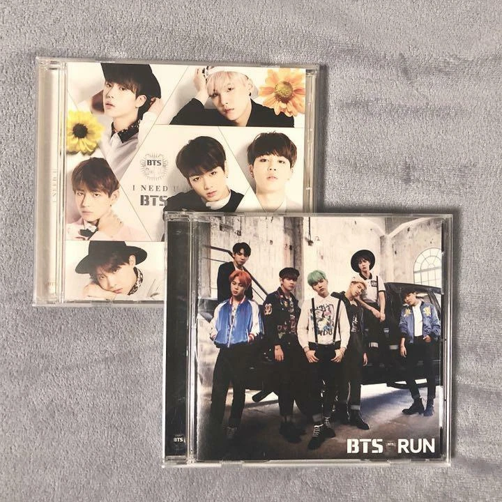 BTS CD Sets RUN+ I NEED U Japanese Version Bangtan Boys Official