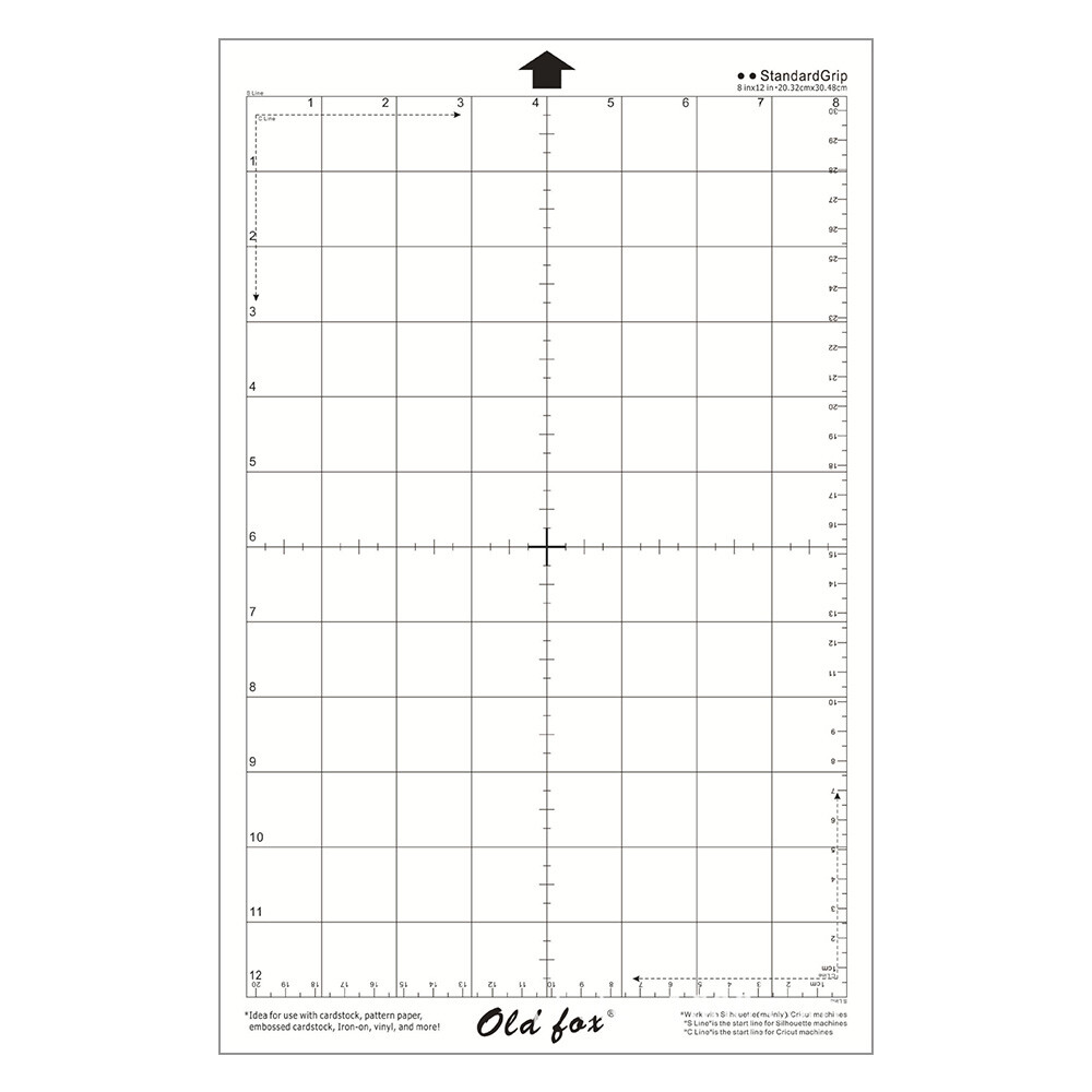 Transparent Cutting Mat Adhesive Replacement Measuring Grid Board