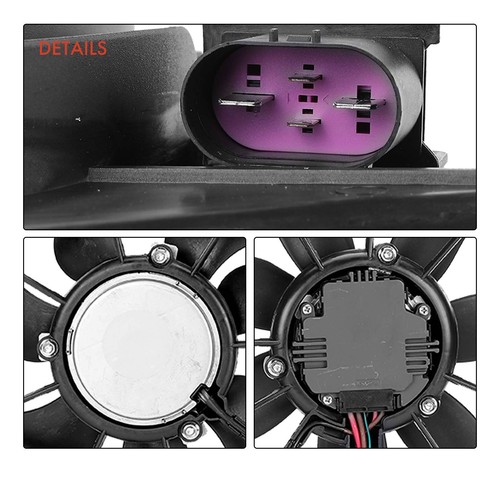 Radiator Cooling Fan for Audi A1 A3 TT Seat Altea Leon Skoda Octavia 1K0959455N - Picture 8 of 9