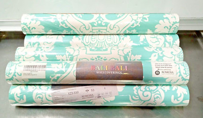 Lot 11 Romosa Wallcovering Wallpapers Teal 123-330 (20.8''x32.8' | 53cmx10m)