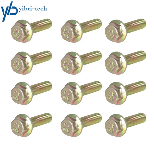 12PCS Replacement Exhaust Manifold Header Bolts Hardware Kit For LS1