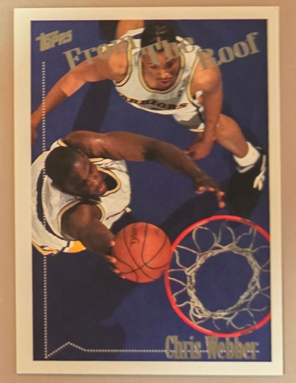 1994-95 Topps From The Roof Chris Webber #48 Golden State Warriors 