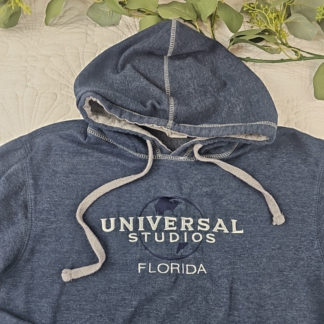 Universal Studios Florida Blue Pullover Hoodie Si… - image 5