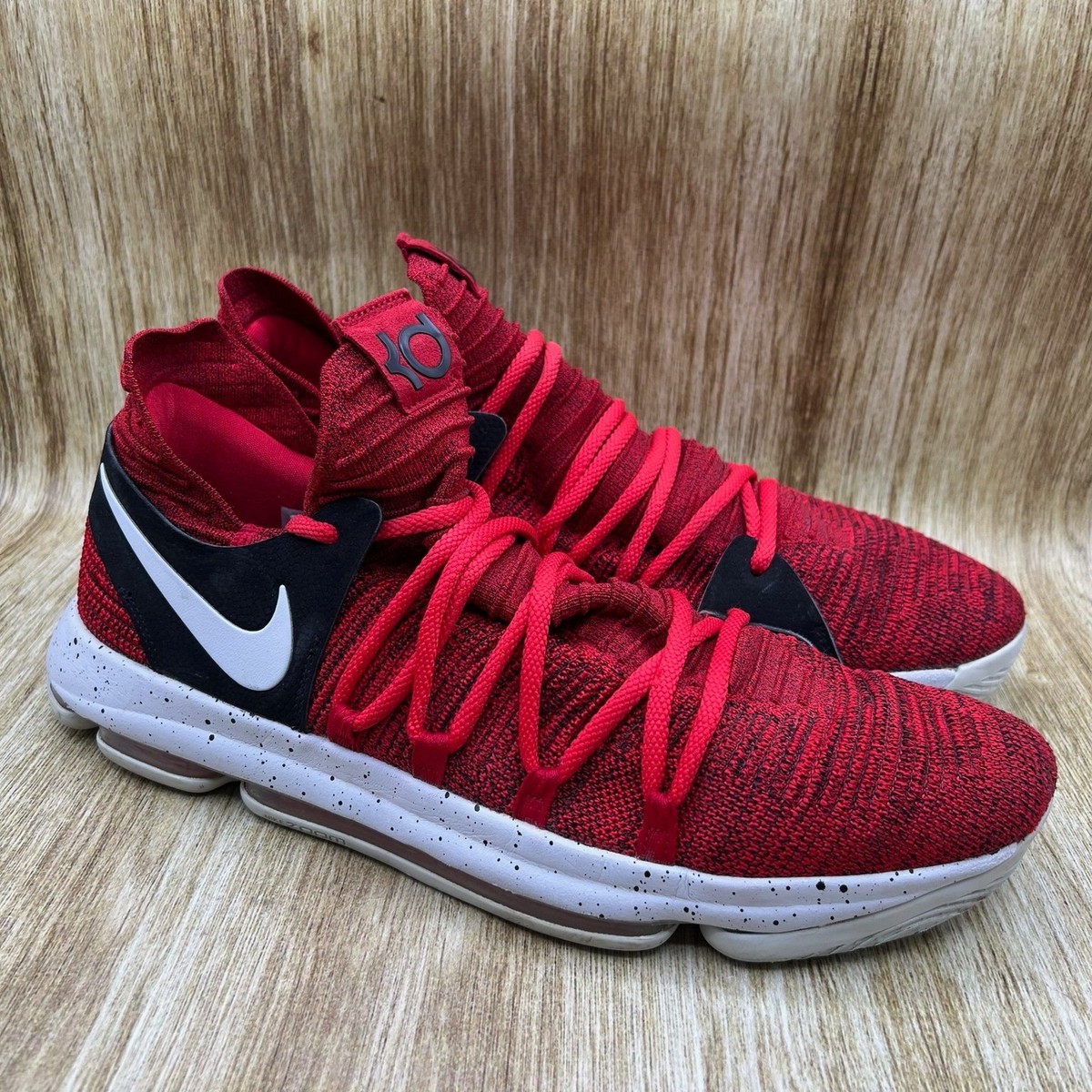 Nike KD 10 Red Velvet Men's Size 14 Basketball Shoes Sneakers
