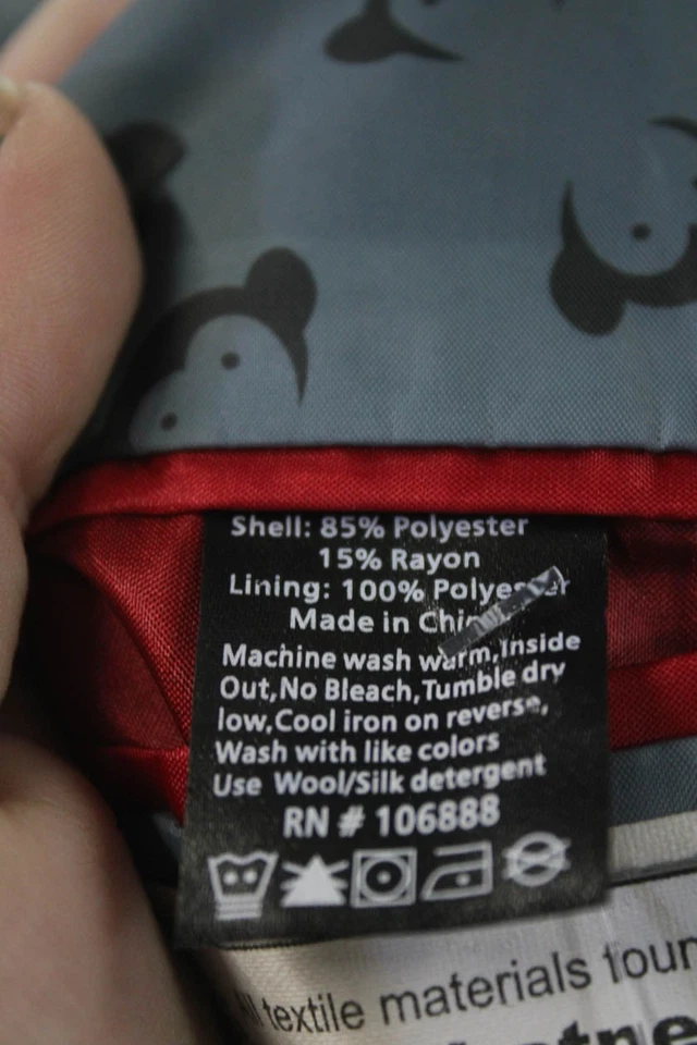 Appaman 儿童男孩人字形印花西装外套海军蓝 14 码 — 第 4/4 张图片