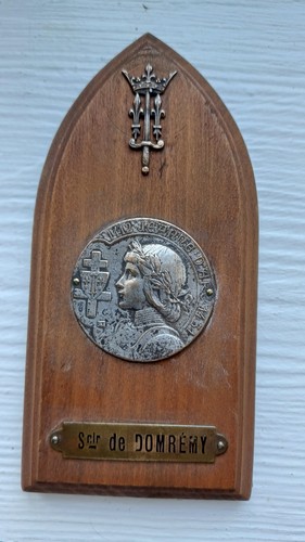 Plaque Votive JEANNE D'ARC Souvenir de Domremy