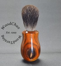 Handmade Cocobolo Wood Silver Badger Hair Shaving Brush Made In USA Wood 301
