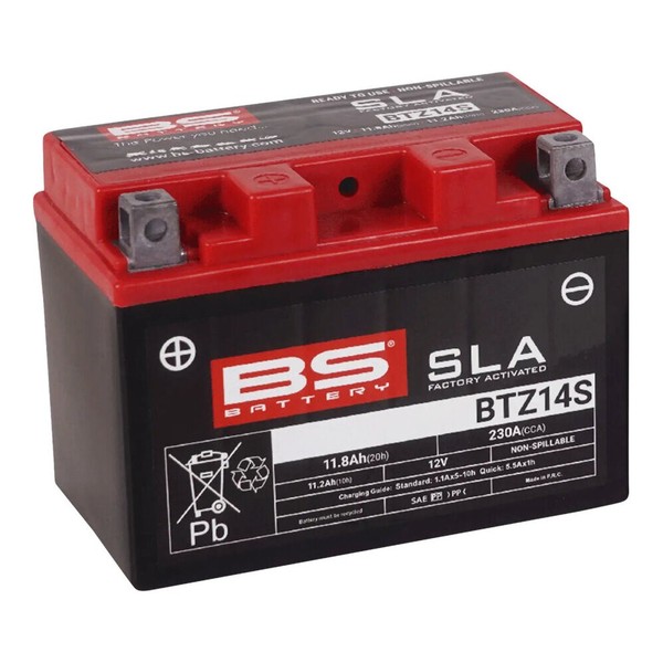 Bs Battery Sla Aktivierte Wartungsfreie Agm-Batterien BTZ14S-image