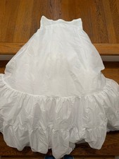 Davids Bridal White Crinoline Petticoat Slip Style 603 Wedding Size 8