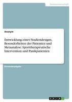 Entwicklung Eines Studiendesigns, Besonderheiten Der Patienten Und Metaanalyse.