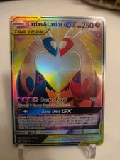 *Custom Card*high Quality, Latios/Latias Tagteam,Textured"Display Card"
