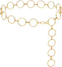 Metal Waist Chain for Women Chunky Belly Link Chain Belt for Dresses