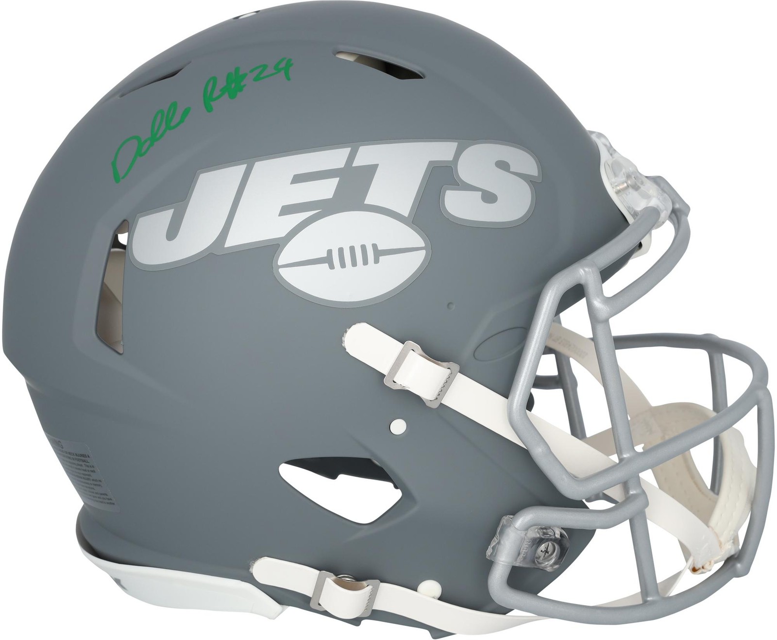 Darrelle Revis Autographed Signed New York Jets Riddell Slate Speed Authentic Helmet 
