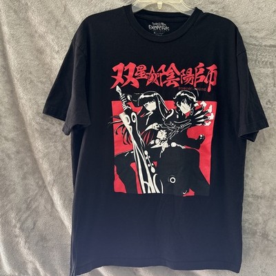Twin Star Exorcists T-Shirt Black Anime Onmyoji Crunchyroll Manga Loot LARGE
