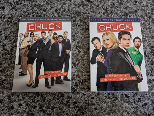 Chuck Complete Series DVD Seasons 1-5 Good Condition 1 2 3 4 5 - Picture 4 of 7