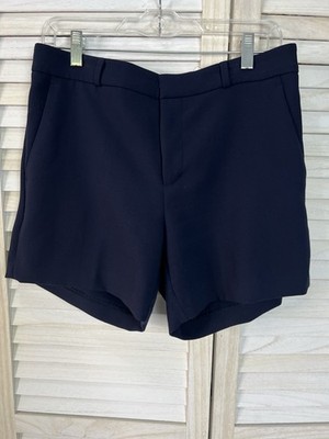 Banana Republic Women's Shorts Navy Dress Work Office Pockets Classic Size 6
