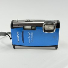 Olympus Stylus Tough-6000 Blue. Tested And Working Blue w/Battery No Charger