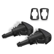 2 PCS Front Windshield Washer Nozzles, Windshield Washer Spray Jet Kit Replaceme