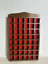 Vintage Thimble Display Shelf / Mini Curiosity Cabinet
