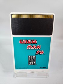 CHEW-MAN-FU (Turbo Grafx 16, 1989) CIB Complete In Case - Card, Manual, Case