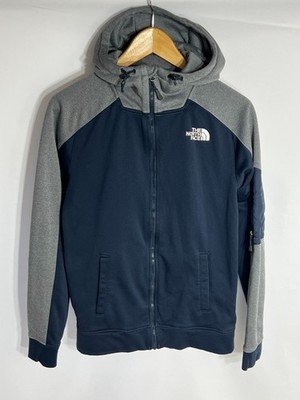North Face Hoodie Reaxion Full Zip | Herren | Blau/Grau | XS