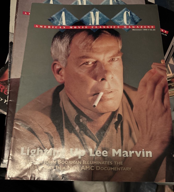 AMC AMERICAN MOVIE CLASSICS  MAGAZINE Nov 1998 Lee Marvin COVER,