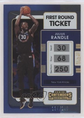 2021-22 Panini Contenders Playoff Ticket 134/249 Julius Randle #75 15fy