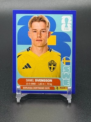 2026 Panini FIFA World Cup Sticker US Edition BLUE BORDER SVENSON SWE 14 SWEDEN