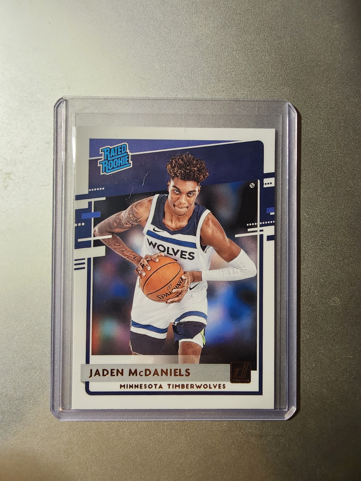 2020-21 Panini Donruss Jaden McDaniels Rated Rookie #239 RC! Timberwolves!