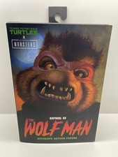 NECA Teenage Mutant Ninja Turtles X Universal Monsters Raphael as Wolfman NEW