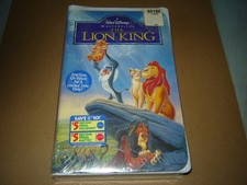 Walt Disney's The Lion King VHS SEALED original clamshell cover