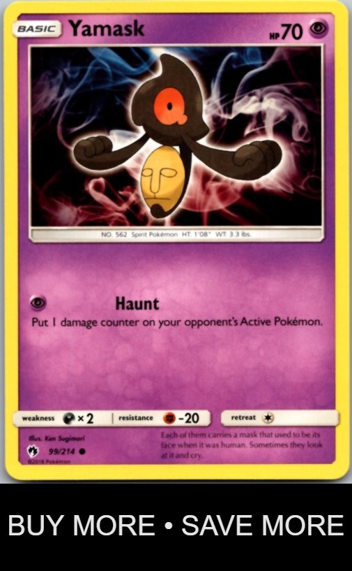 Yamask 99/214 Lost Thunder Sugimori