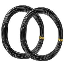 Bonsai Wire 2 Roll Black 1.5Mm Aluminum Bonsai Training Wire for Fine Trunk 65