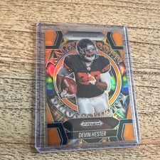 Panini 2025 Prizm Black Devin Hester Chicago Bears Orange Kaleidoscopic07/49 