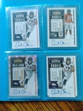 2020 Panini Contenders Albert Okwuegbunam RC, Rookie, (4) Card Auto Lot SP -RARE