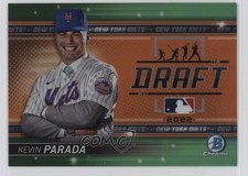 2022 Bowman Draft Night Green Refractor 22/99 Kevin Parada #BDN-4 g5e