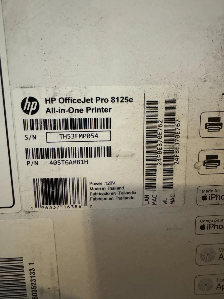 HP OfficeJet Pro 8125e All-in-One Printer w/3 Months of Instant Ink for free NEW - Image 3 of 4