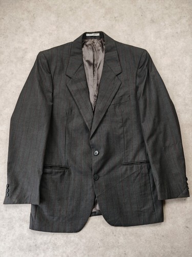 Saint Laurent, Veste Blazer laine Yves Saint Laurent Made in France Vintage Gris Taille 50 f13