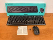 Logitech MK270 Full-Size Wireless Keyboard and Mouse Combo