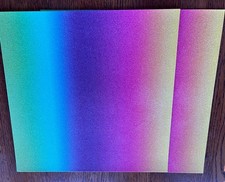 Stampin  Up Glimmer Paper Rainbow 12x12 Sheets Glitter 2 Sheets Cool Texture