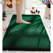 High-Pile Soft Bathroom Rugs Non-Slip Absorbent Plush Comfortable Bath Mat New