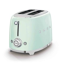Smeg TSF01PGUK Retro Style 2 Slice Toaster – Pastel Green - Brand New