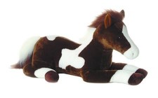 27" Paint Horse Pony Super Flopsie Aurora Plush 30435