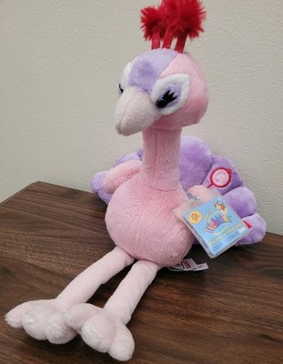 Ganz Webkinz Pinktastic Peacock Plush Bird Toy HM357 Brand New w/Sealed Code NWT